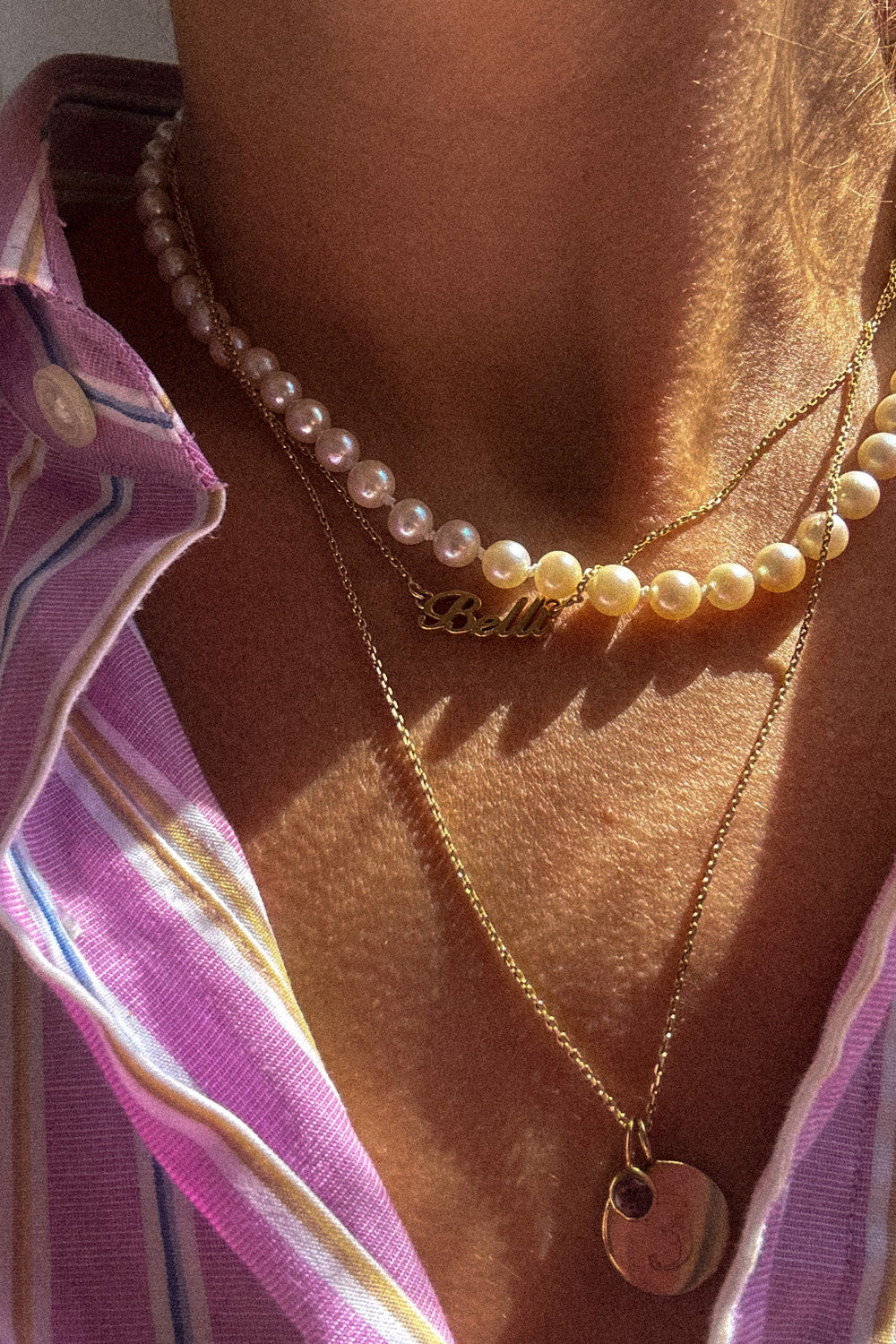 Die "Name Chain" Halskette 14k Echtgold