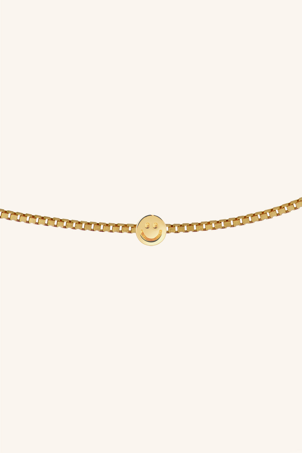 The Mini Goldie Smiley Chain