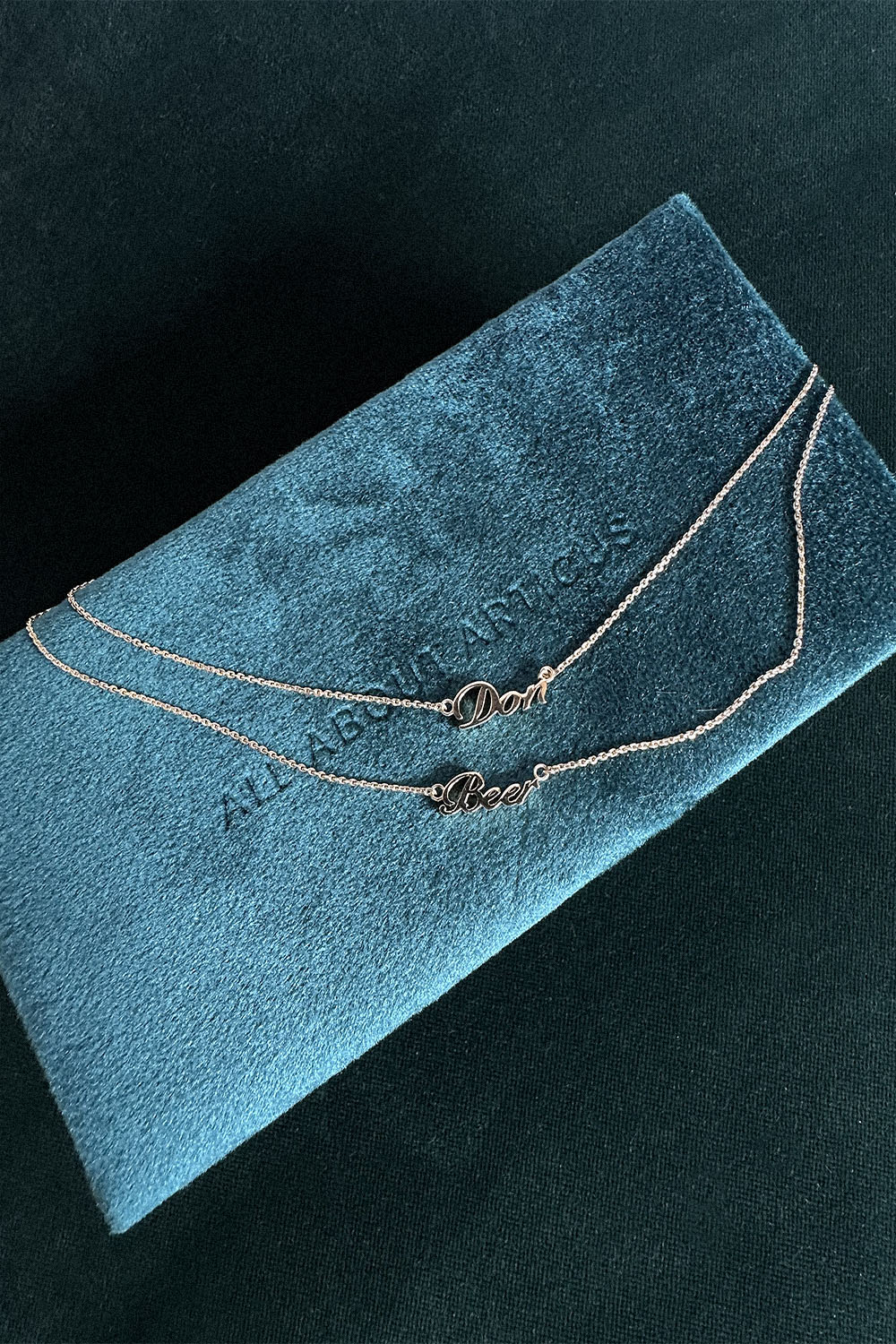 Die "Name Chain" Halskette 14k Echtgold