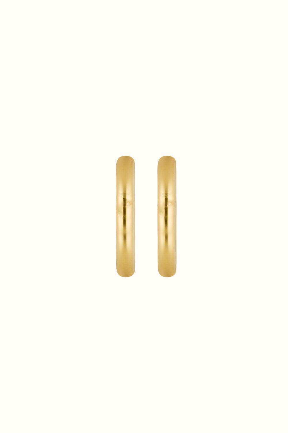 The "Mini Bling Diamond Hoop" 18k Fine Gold earrings with diamonds