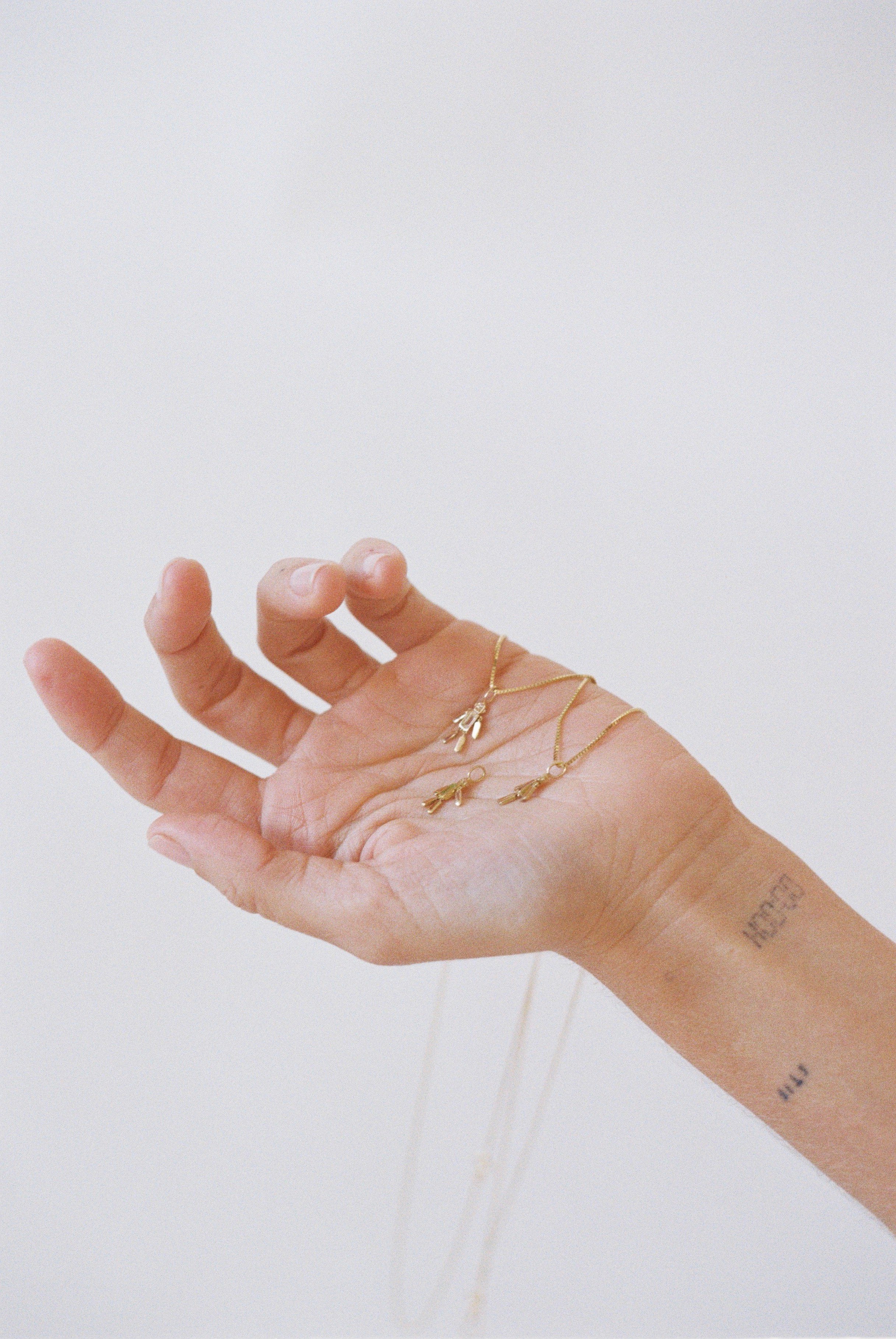 Der "Gold Robot" Charm 18K Echtgold