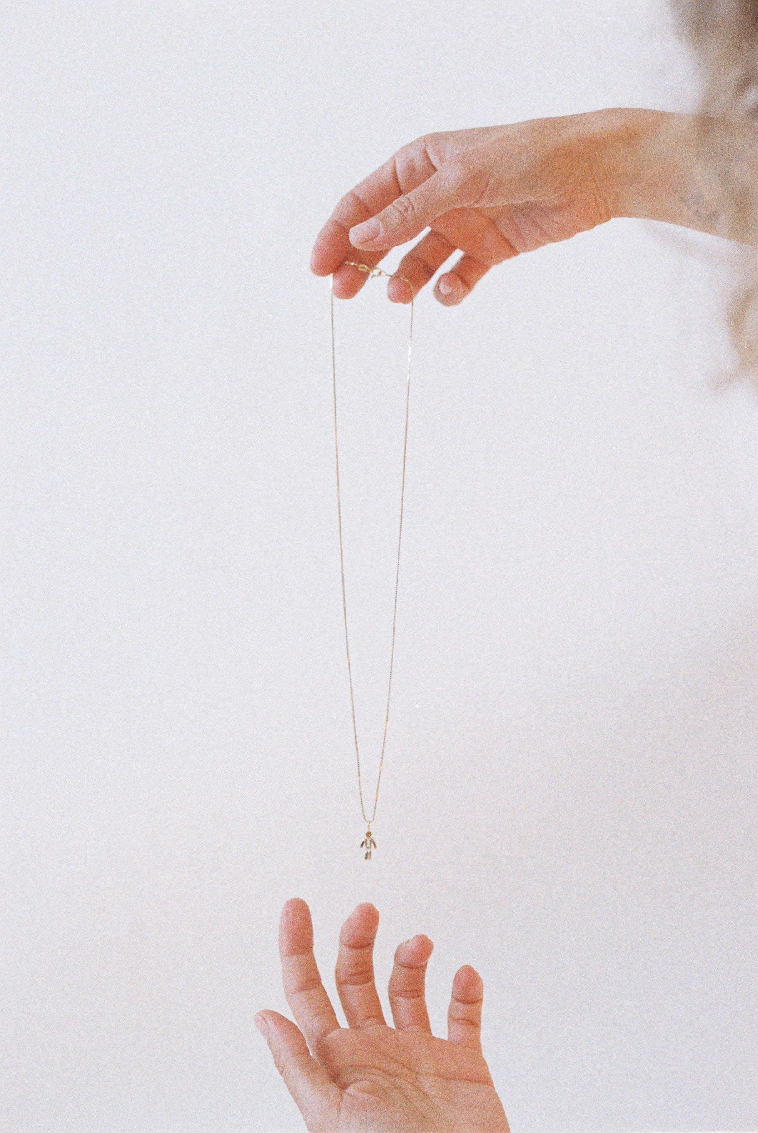 Der "Gold Robot" Charm 18K Echtgold