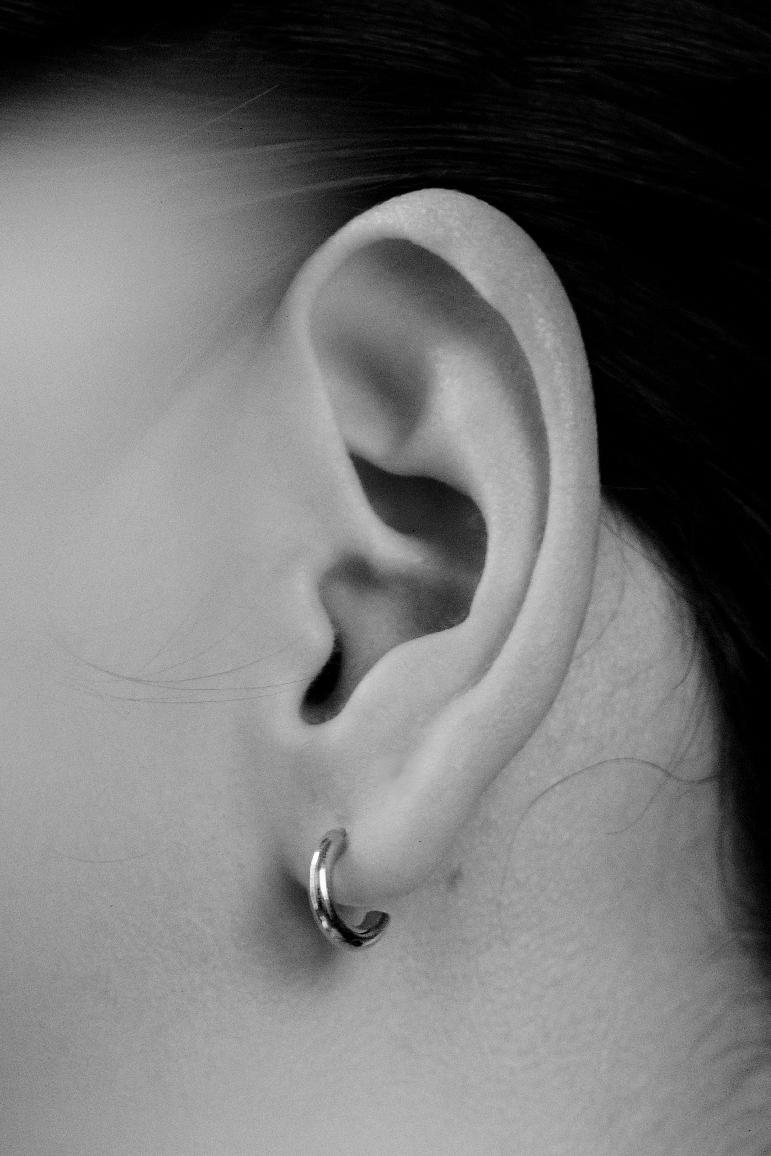 The "Beyond Happy Hoops" earrings 18k Solid Gold