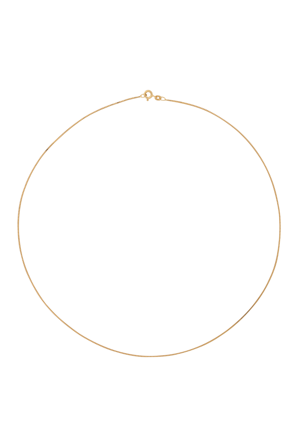 Die "modern chain" Halskette 14k Echtgold