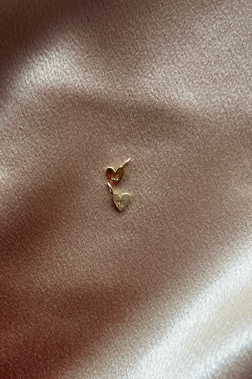 Der "Me & We Heart" Charm 18K Echtgold