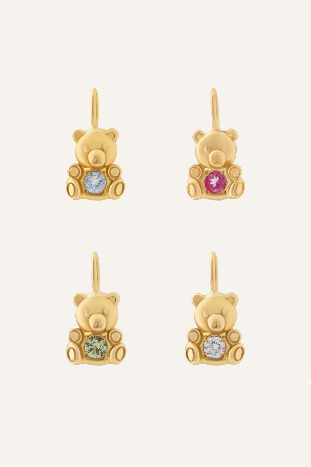 Der "Gold Teddy" Charm 18K Echtgold