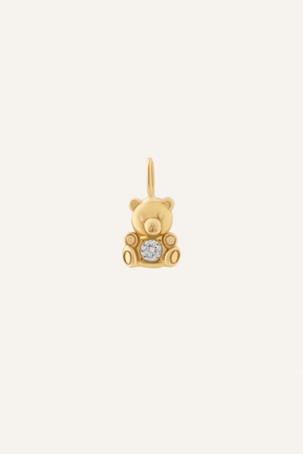 Der "Gold Teddy" Charm 18K Echtgold