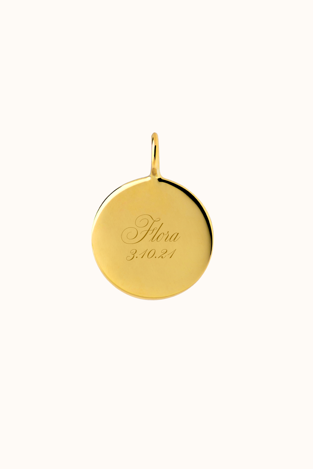 Der "Fine Gold Coin" Charm 18k Echtgold