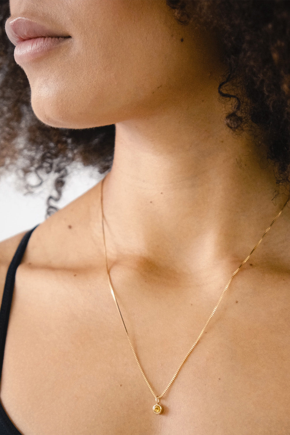 The "modern chain" necklace 14K Solid Gold