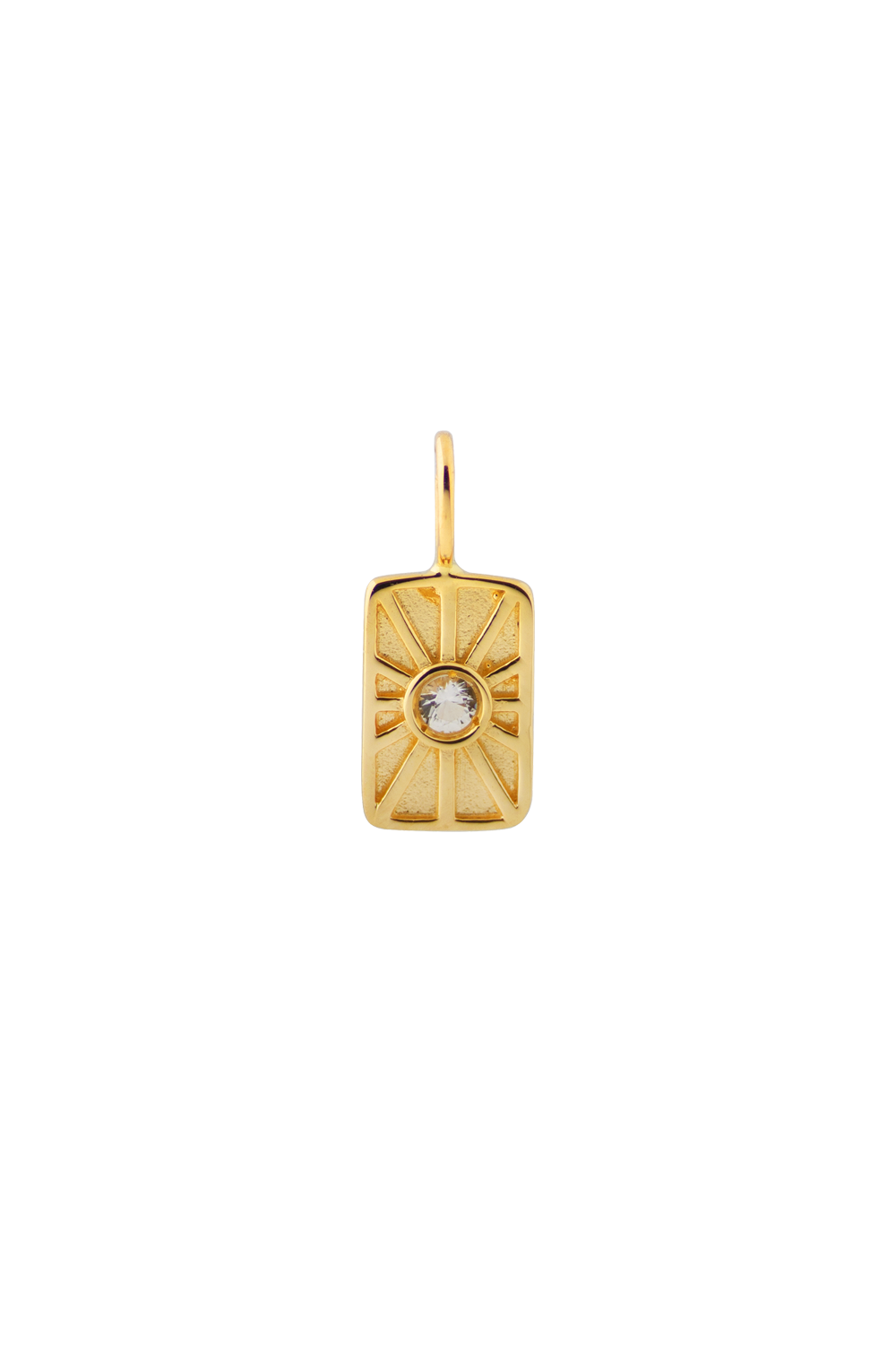 The "Here Comes the Sun" charm 18k real gold