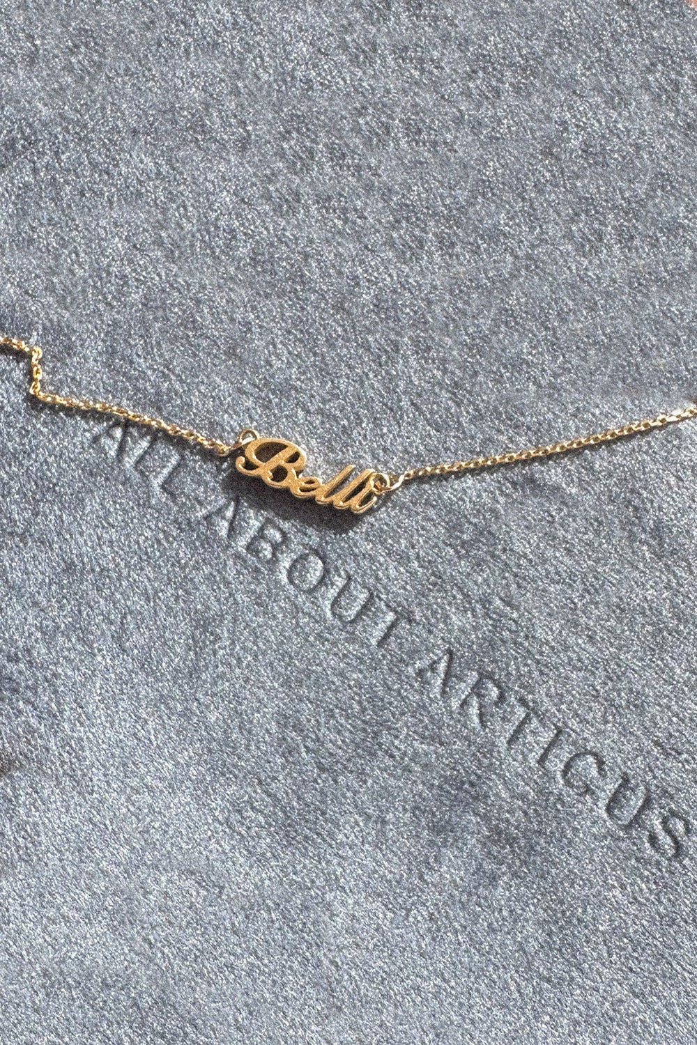 The "Name Chain" necklace 14K Solid gold