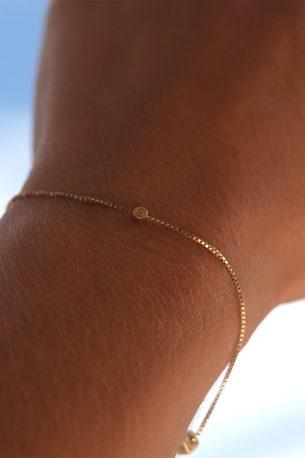 Das "Mini Goldie Note" Armband 14k Echtgold