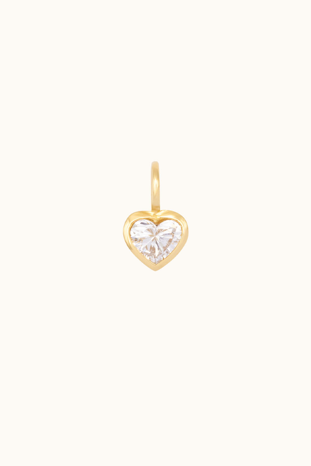 The Diamond Heart Charm