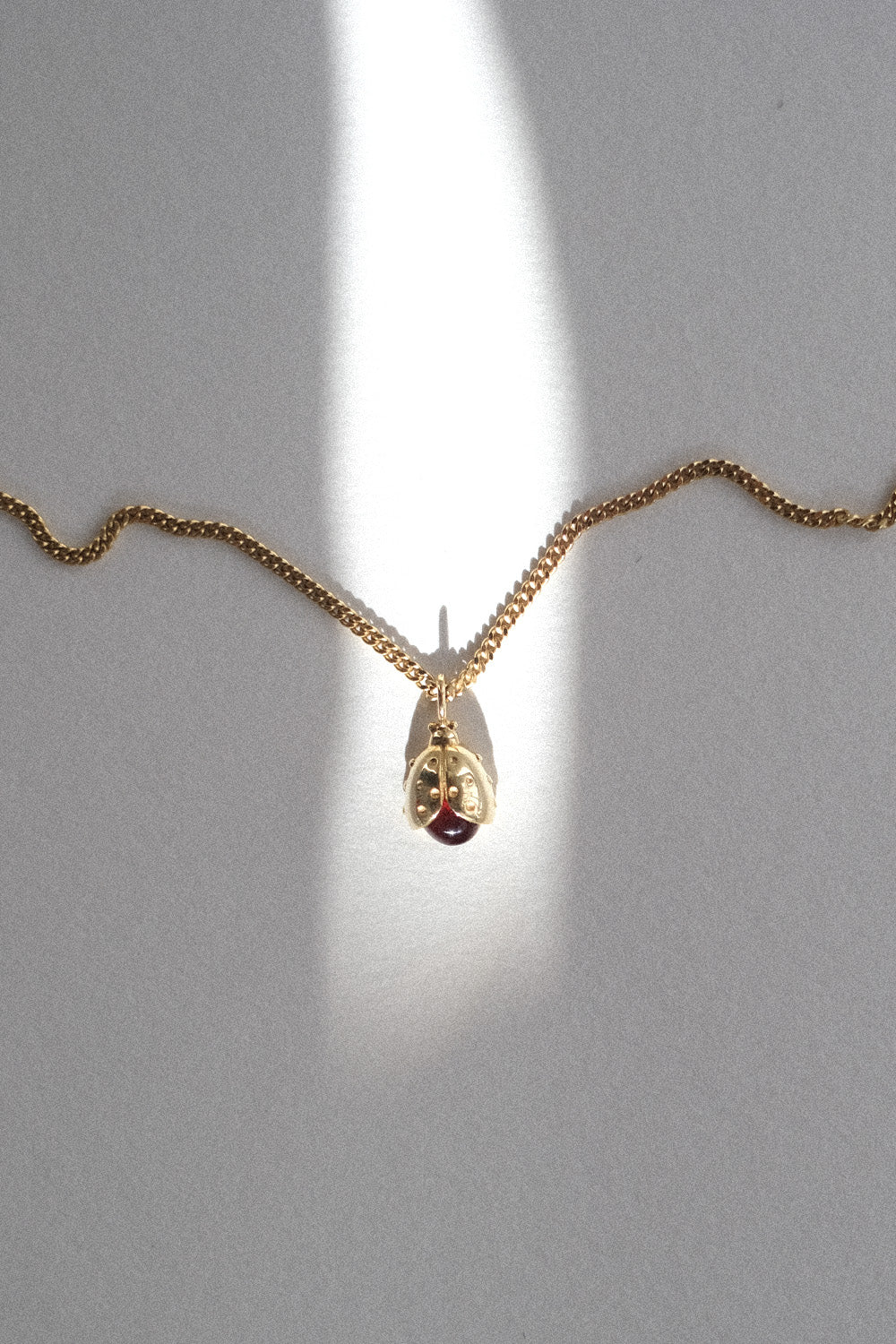The Fine Gold Lucky Ladybug Charm
