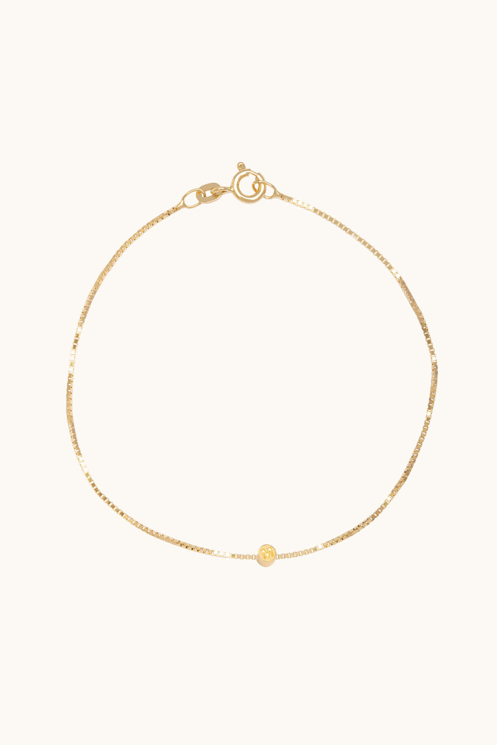 Das "Mini Goldie Note" Armband 14k Echtgold