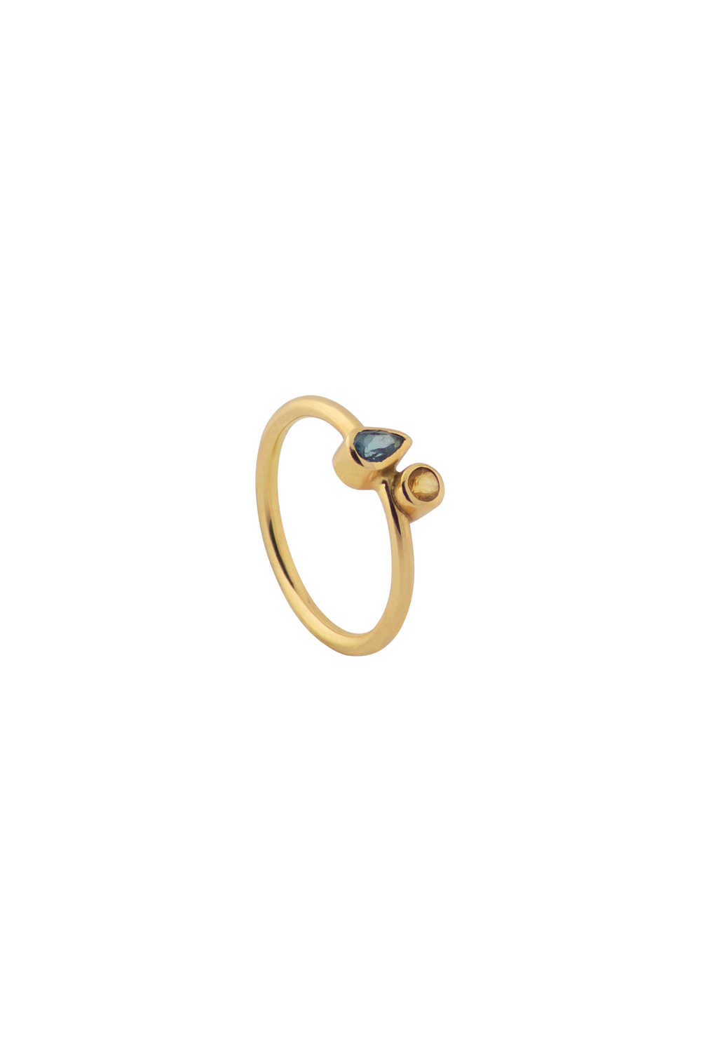 Der "Rain and Sun" Ring 18K Echtgold