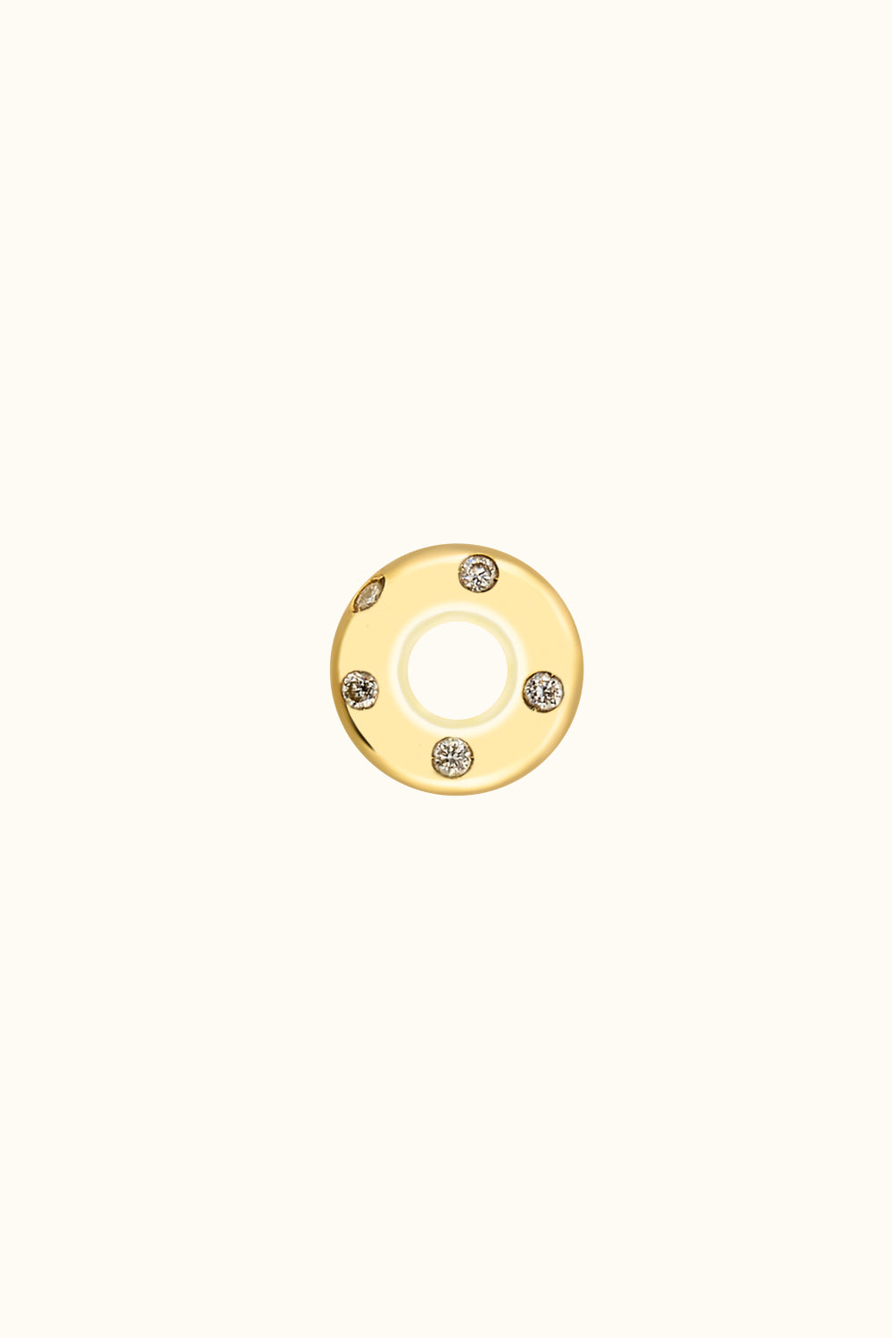 Der "Do Not" Donut Charm 750er / 18k Echtgold