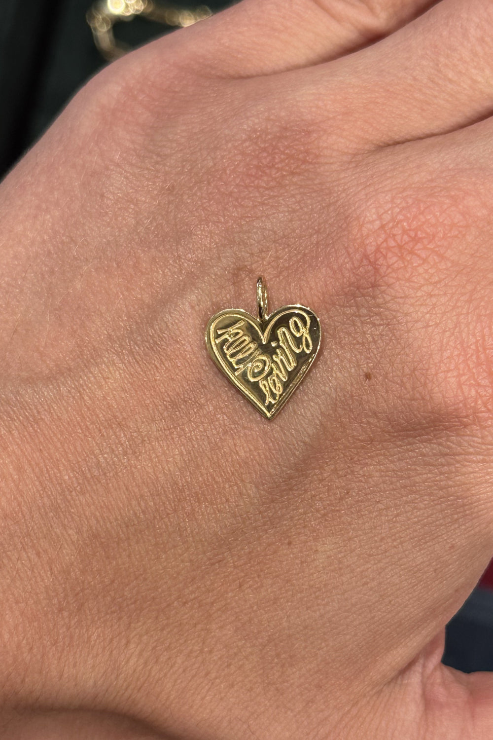 The Keep Loving Heart Charm