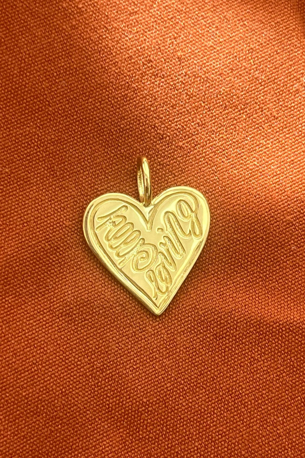 The Keep Loving Heart Charm