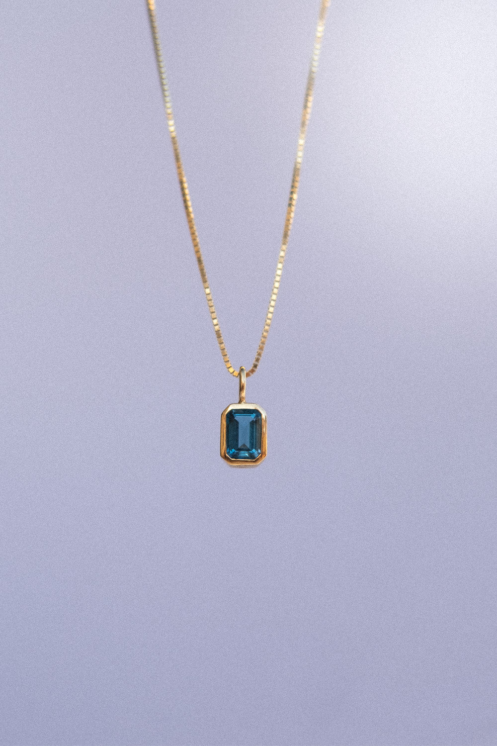 The "Piece of Ocean" Charm 18K Solid Gold