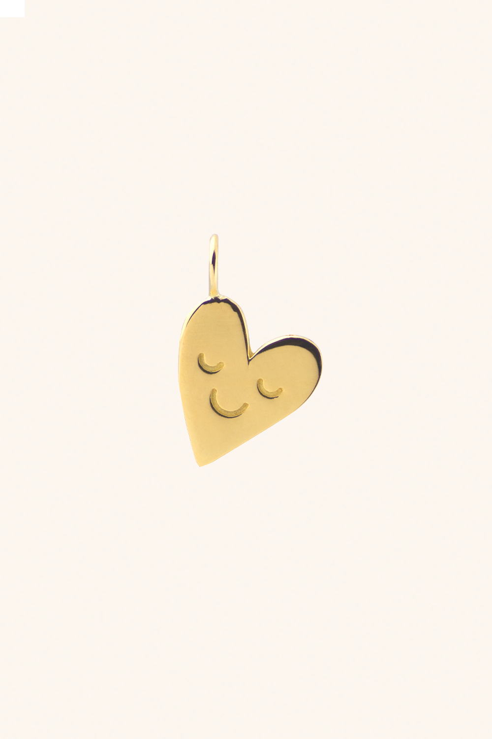 The Fine Gold Mood Heart Charm 