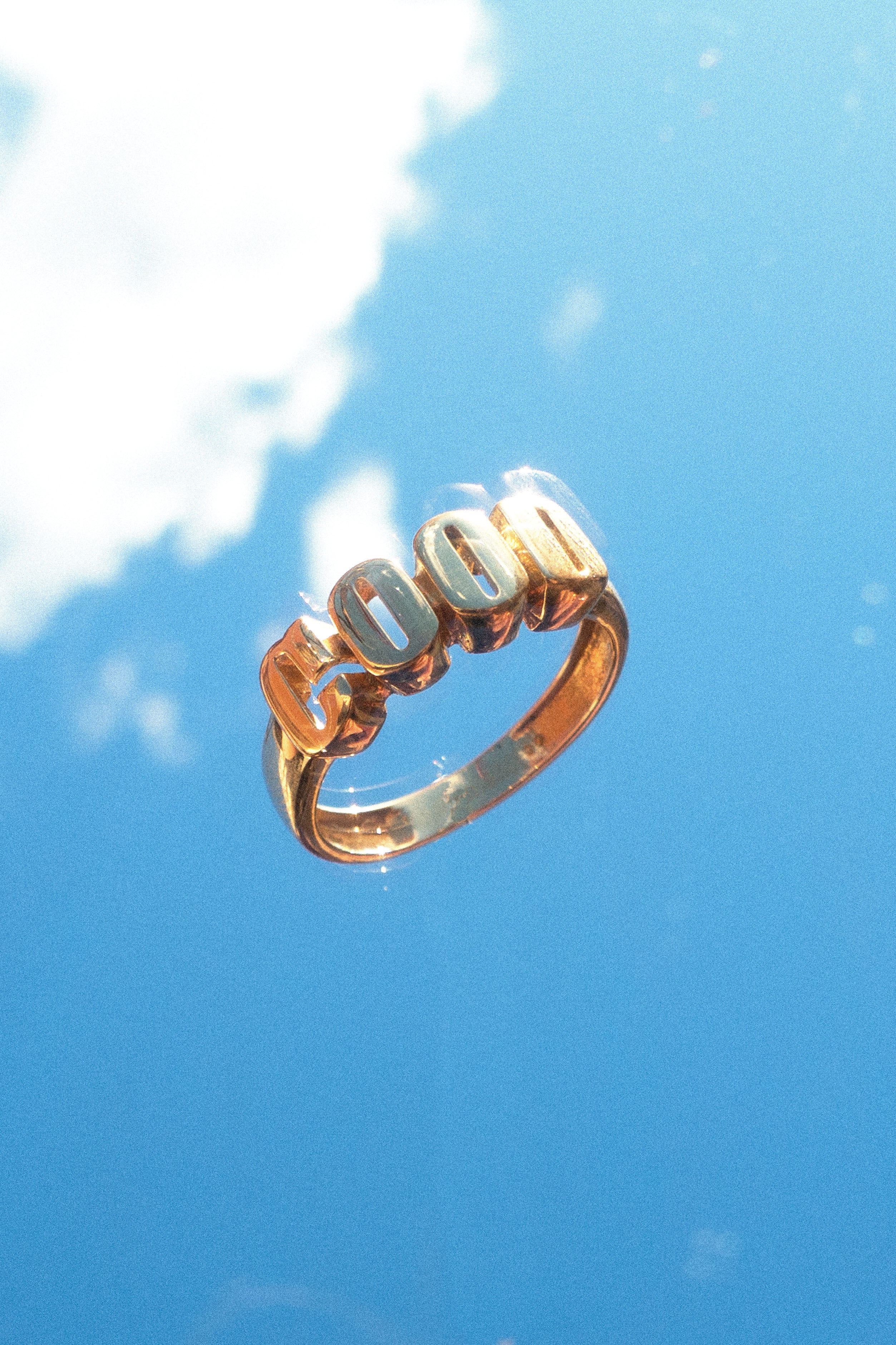 The "Good Ring" 18k real gold