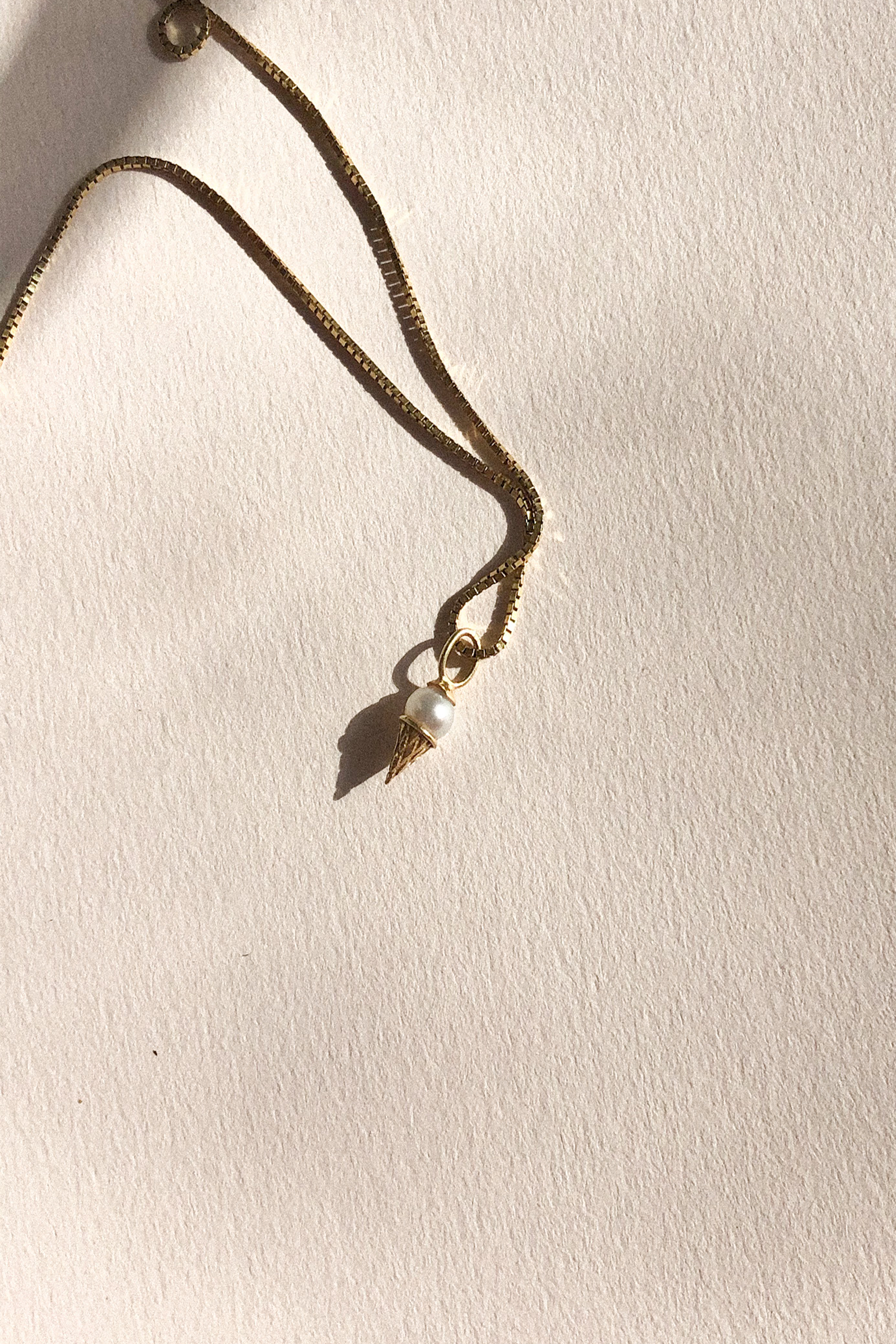 The "Ice Cream" Charm 18K Solid Gold