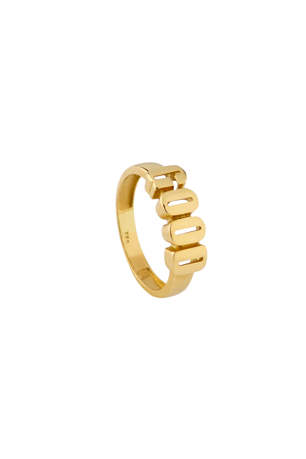 The "Good Ring" 18k real gold