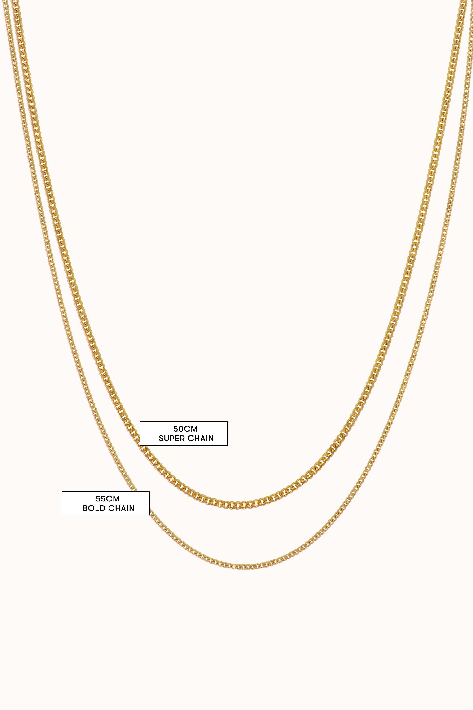 Die "Super Chain" Halskette 14k Echtgold