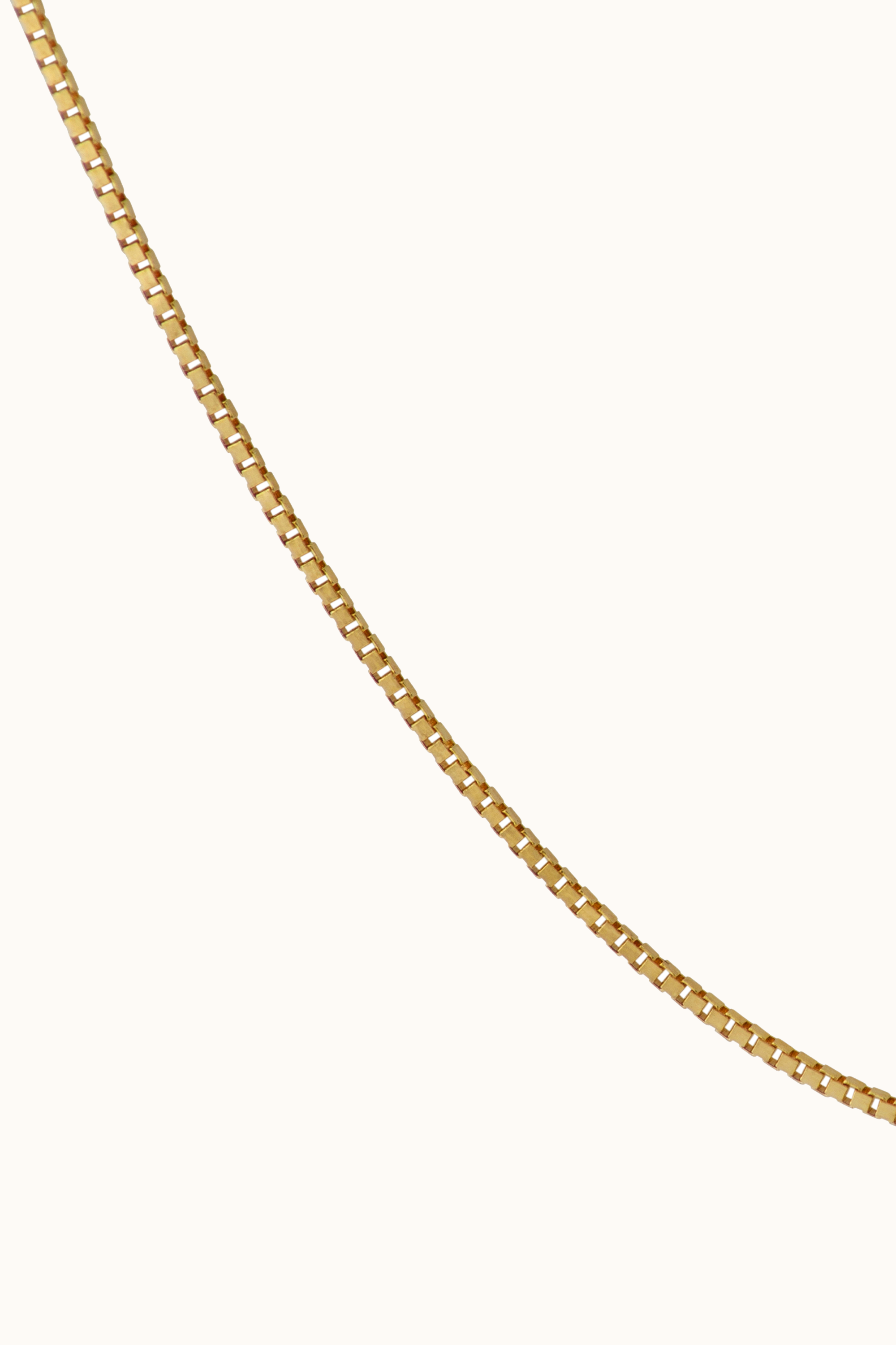 Die "modern chain" Halskette 14k Echtgold